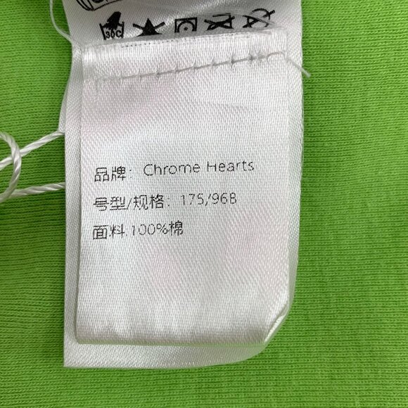 Chrome Hearts Green Kirin Arm Cotton Three-Quarter Sleeve T-Shirt M Round Neck - Picture 4 of 8